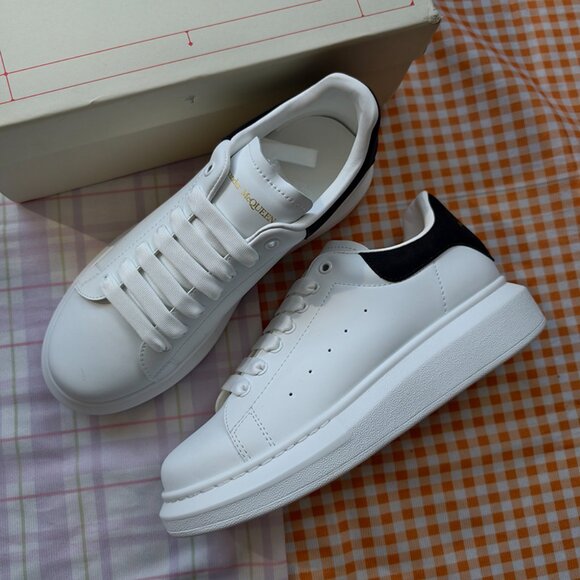 Alexander McQueen White Platform Sneakers - Picture 2 of 6
